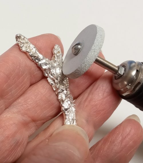 Judy Larson's Branching Out - , Metalwork, Butane Torch, Soldering, Solder, finishing with a dremel tool